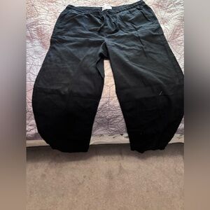 OSOS DESIGN, NWOT, black linen pants